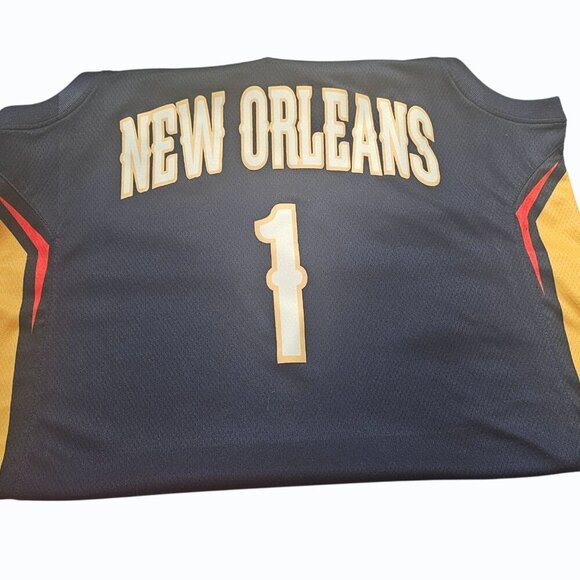 Nike NBA Authenics Zion WIlliamson  New Orleans Pelicans Swingman Jersey Men's L - Picture 5 of 11